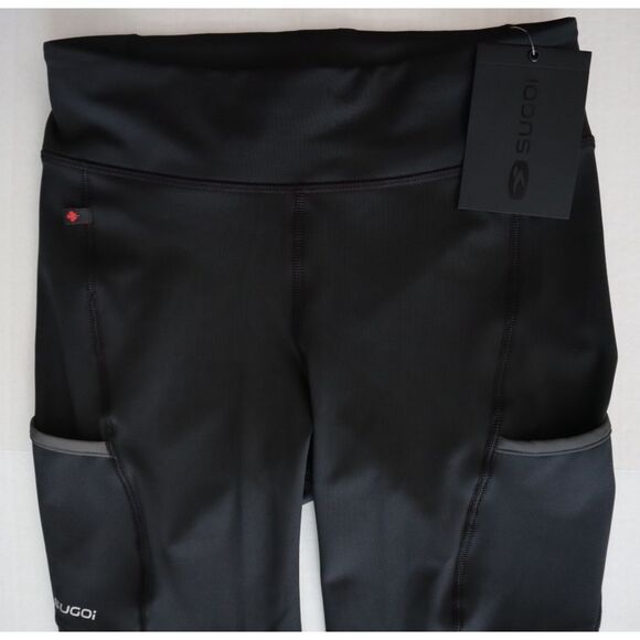 Sugoi U422520F Women's Sz Small Black Active Tights - Picture 7 of 10